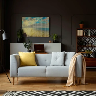 Glasbild Delacroix - Das Meer 