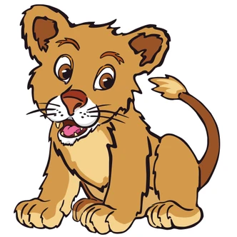 Sticker mural - Roi Lionceau 