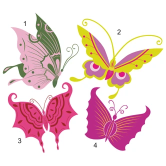 Butterflies 2 Wall sticker Butterflies 2 Wall sticker