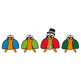 Wandtattoo Turtles 