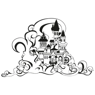 Wandtattoo Traumschloss Wandtattoo Traumschloss