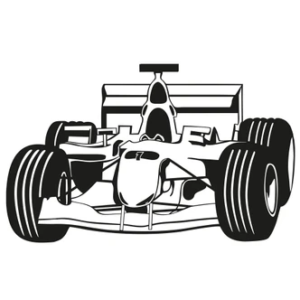 Sticker mural - Voiture de Course 2 