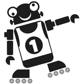 Adesivo murale - Il robot Finn 