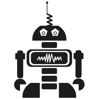 Muursticker Robot Ray 