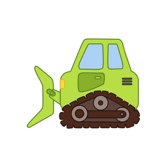 Bulldozer 2 Wall Sticker 