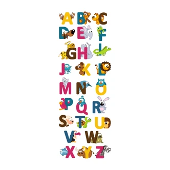 Sticker mural - Alphabet pour enfants (anglais) 