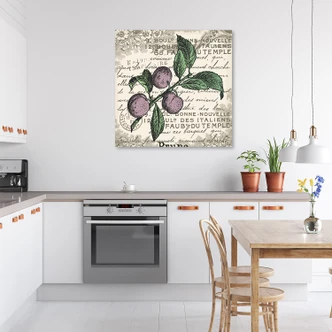 Leinwandbild, Vintage Pflaume 