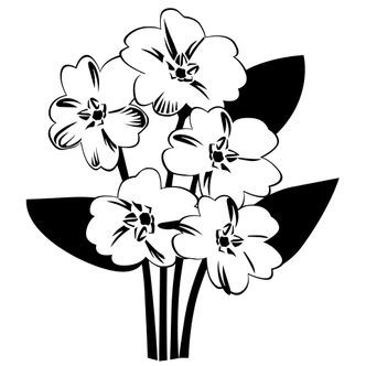 Wandtattoo Sommerblüten 