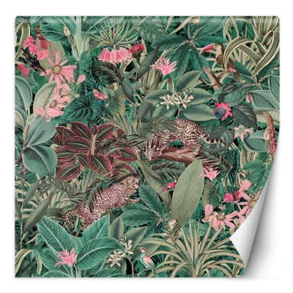 Fototapete, Tropische Pflanzen Vögel - Andrea Haase 
