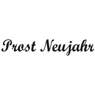 Wandtattoo Prost Neujahr 