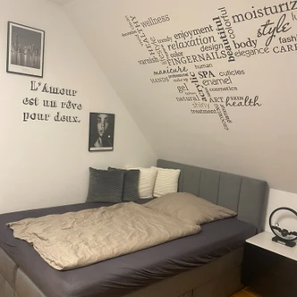 Wandtattoo Wortwolke Wellness 