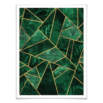 Frederiksson Plakat - Dark Green Emeralds 