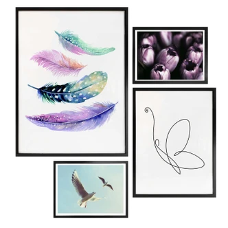 Poster set incl. frames - Feeling of Spring 