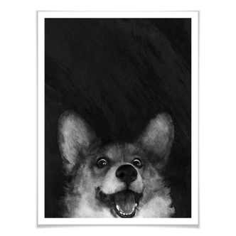 Poster Graves - Sausage Fox Corgi 
