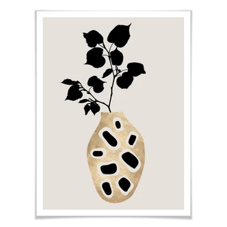 Poster Kubistika - Botanisch Stilleven Poster Kubistika - Botanisch Stilleven