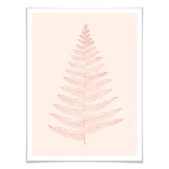 Poster Kubistika - Love Leaf 