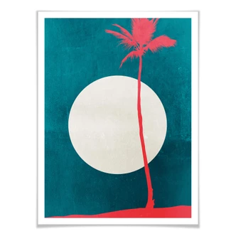 Plakat - Kubistika - Caribiske drømme Plakat - Kubistika - Caribiske drømme