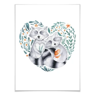 Poster Kvilis - Wasbeertjes Liefde 