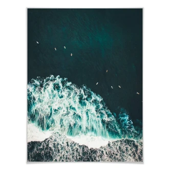 Poster View from Above - Perfect Wave Poster View from Above - Perfect Wave