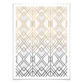 Frederiksson Plakat - Gold & Silver - Guld & Sølv 