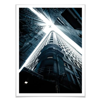 Poster In between skyscrapers 