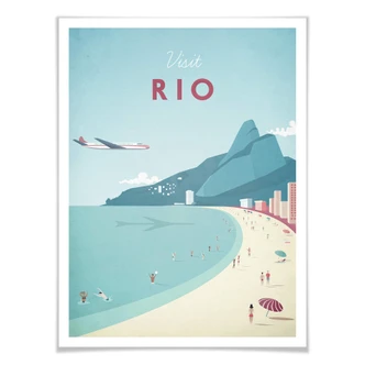 Poster Rivers - Rio de Janeiro Poster Rivers - Rio de Janeiro