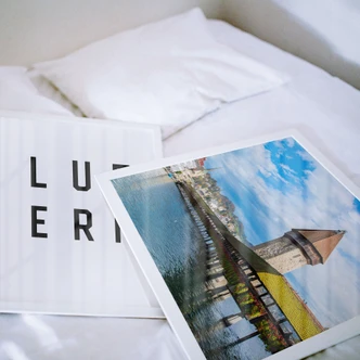 Poster Houtbrug in Luzern 