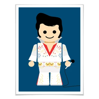 Poster Gomes - Elvis Spielzeug 