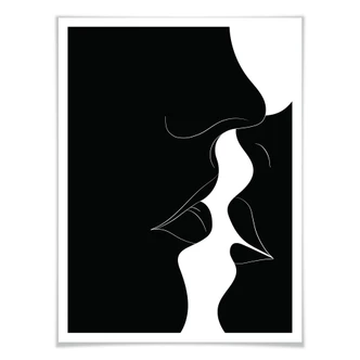 Poster Nordic Creators - Black Kiss 