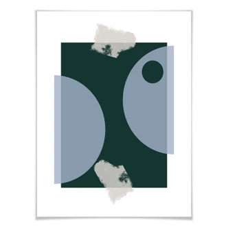 Poster Nordic Creators - Blue & Green 