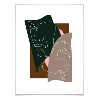 Poster Nordic Creators - Faces 