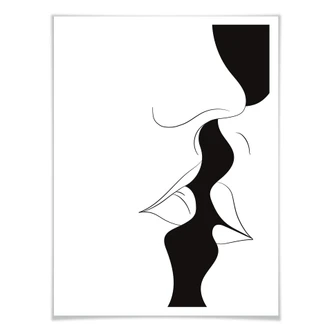 Poster Nordic Creators - White Kiss 