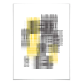 Poster Nordic Creators - Yellow grid 