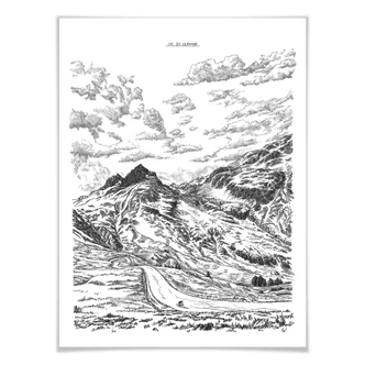 Poster Sparshott - Col du Glandon 