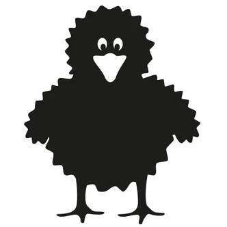 Muursticker Bol Kuikentje 