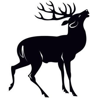Muursticker Hert 01 