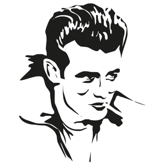 Sticker mural - James Dean 