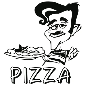 Salvatore Pizza Wall sticker 