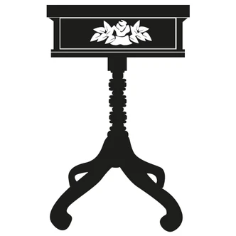 Wandtattoo Guéridon 