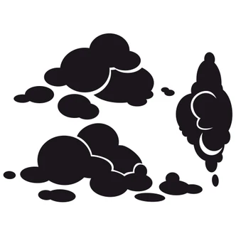 Cloud Set Wall sticker 