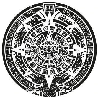 Wandtattoo Maya Kalender Wandtattoo Maya Kalender