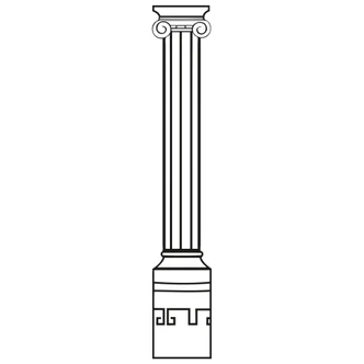 Column Wall sticker 