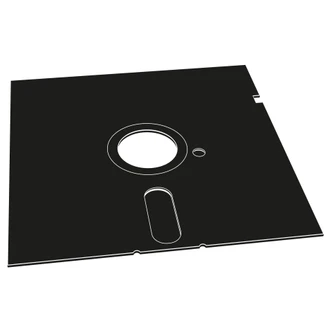 Floppy disk wallsticker 