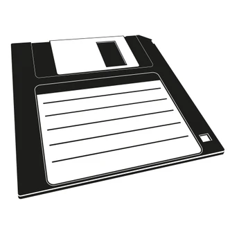 Floppy disk 3.5 wallsticker 