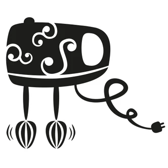 Adesivo murale - Frullatore a mano Adesivo murale - Frullatore a mano