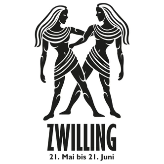Wandtattoo Sternzeichen - Zwilling 