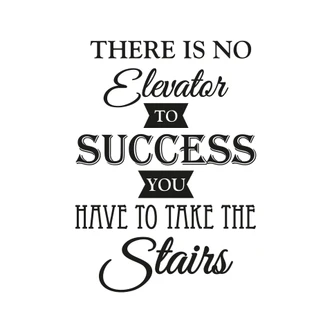 Adesivo per scale There is no elevator... 