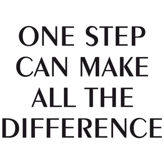 Adesivo murale per gradini - one step... 