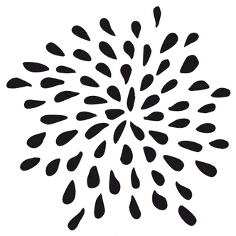 Wandtattoo Funkenregen 