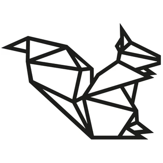 Muursticker origami ijs 